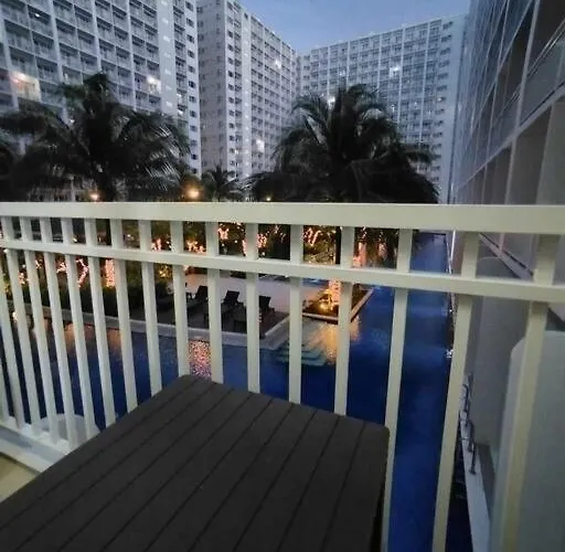 Near Moa At Shore Residences 1br With Balcony -unlimited Wifi *